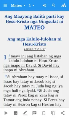 Romblomanon Bible android App screenshot 0